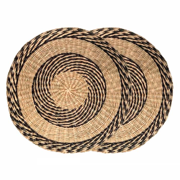 SET DE 2 ADORNOS DE PARED O INDIVIDUALES DE MESA BRIC - 1