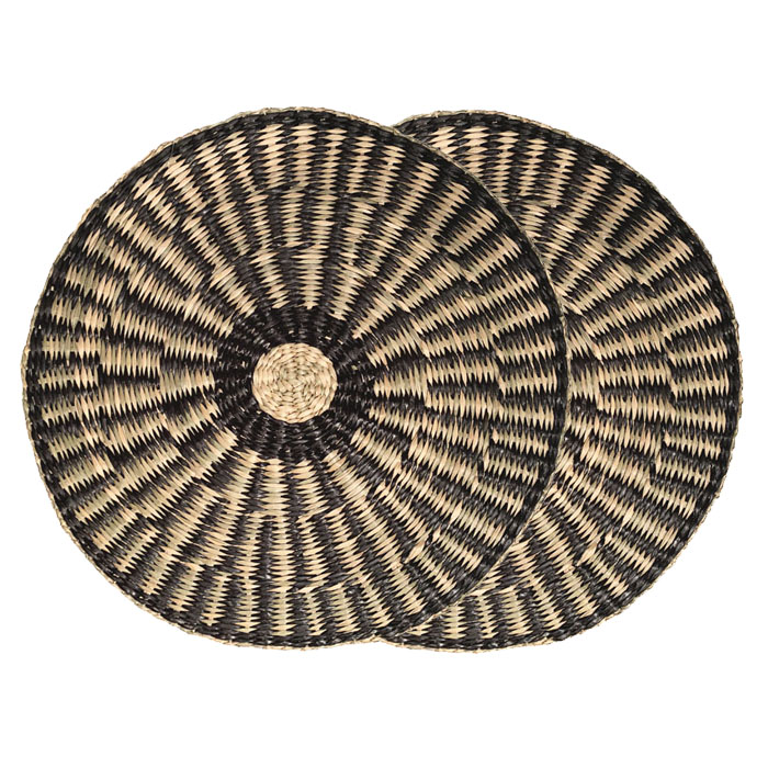 SET DE 2 ADORNOS DE PARED O INDIVIDUALES DE MESA BRIC - 1