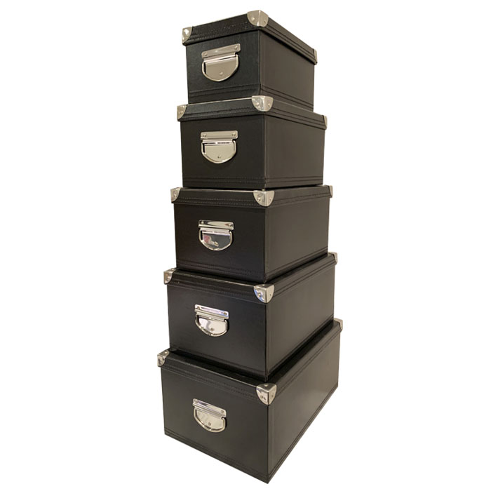 CAJAS NEGRAS SET DE 5 BRIC - 2