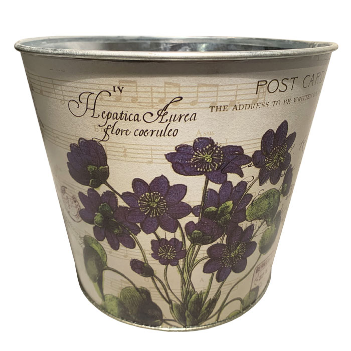 PORTA MACETA DISEÑO FLORES BRIC - 1