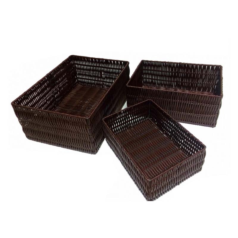 SET DE 3 CANASTOS ORGANIZADORES BRIC - 1