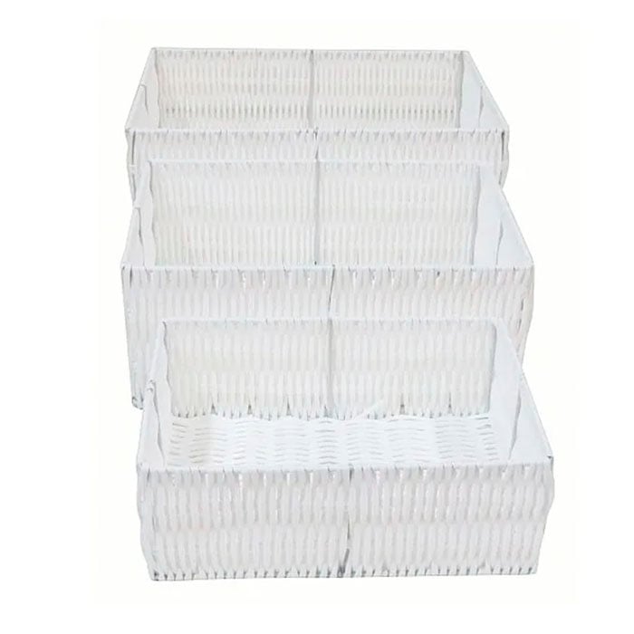 SET DE 3 CANASTOS ORGANIZADORES BRIC - 1