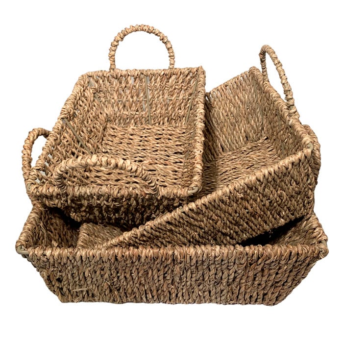 CESTAS SEAGRASS SET DE 3 BRIC - 1