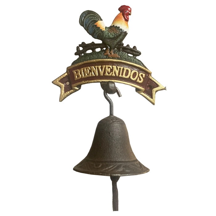CAMPANA DE PARED FIGURA GALLO BRIC - 1