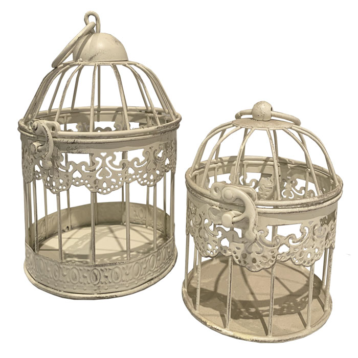 JAULAS DECORATIVAS SET DE 2 BRIC
