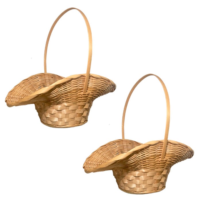 CESTA TIPO VIOLETERA SET DE 2 BRIC - 1