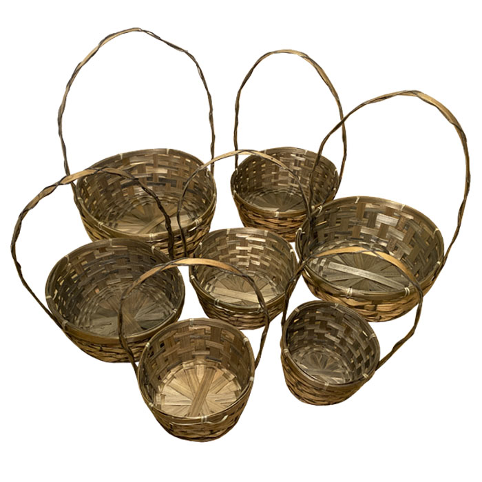 CESTA CON ASA SET DE 7 BRIC - 2