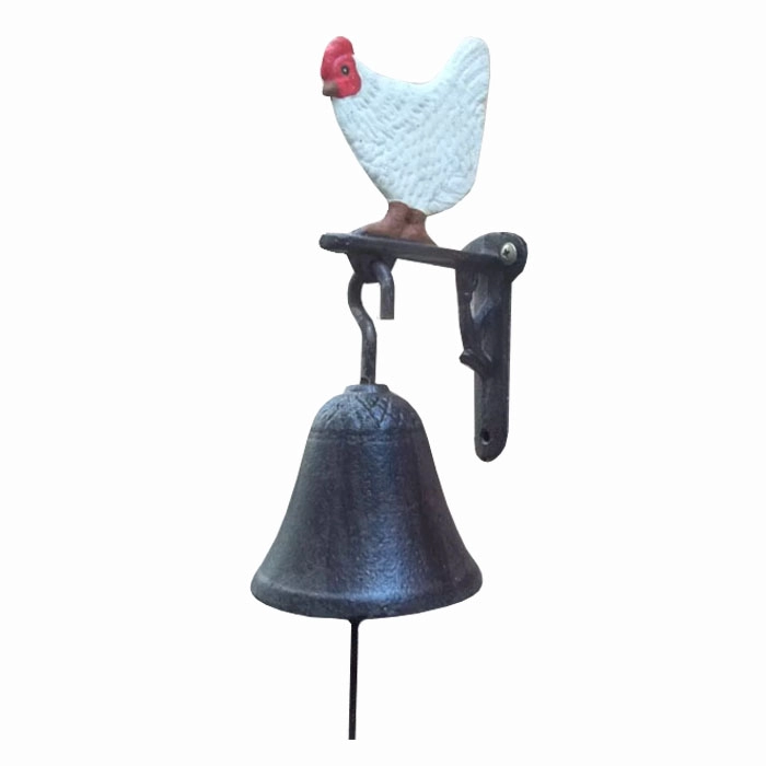 CAMPANA DECORATIVA DISEÑO GALLO BRIC - 1