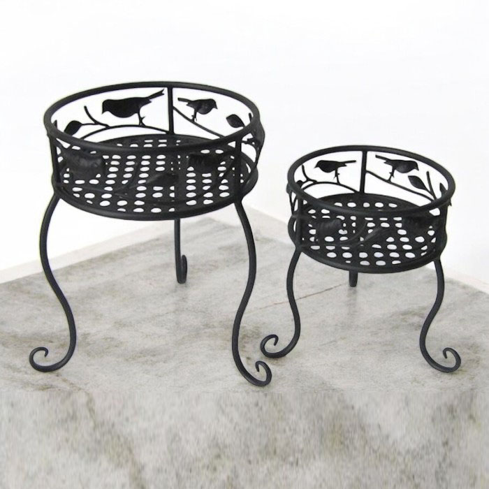 REPISA CON BANDEJA NEGRA SET - 2