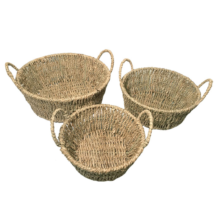 CESTAS REDONDAS SET DE 3 BRIC - 1