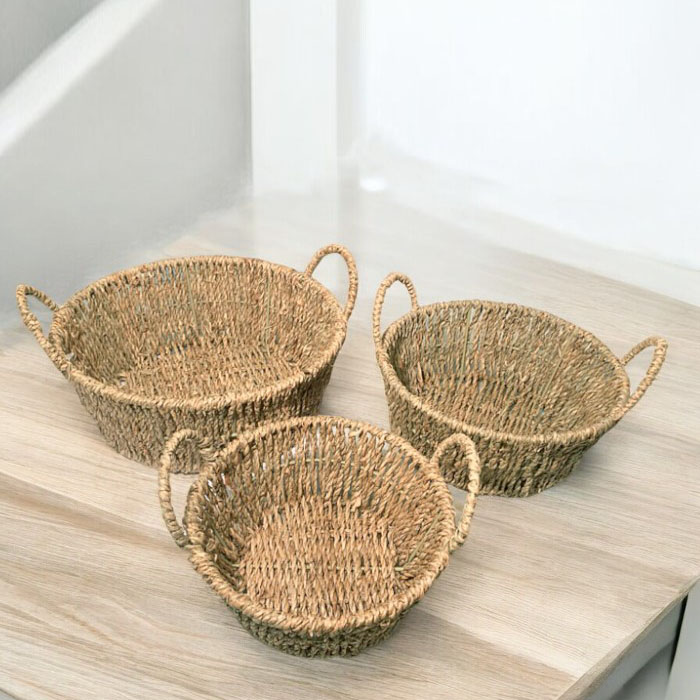 CESTAS REDONDAS SET DE 3 BRIC - 2