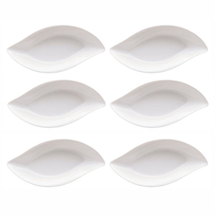 PLATO HOJA SET DE 6 BRIC - 1