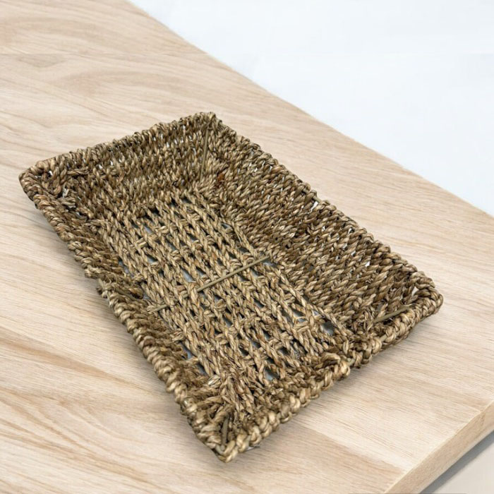 CESTA O BANDEJA FIBRAS NATURALES BRIC - 2