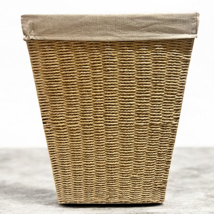 CANASTO PARA ROPA SUCIA CON TELA BRIC - 3