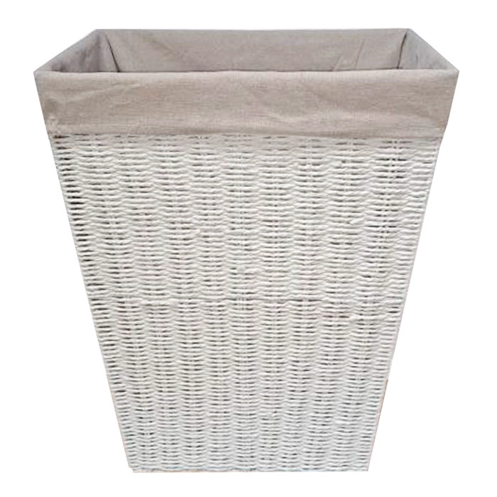 CANASTO PARA ROPA CON TELA INTERIOR BRIC