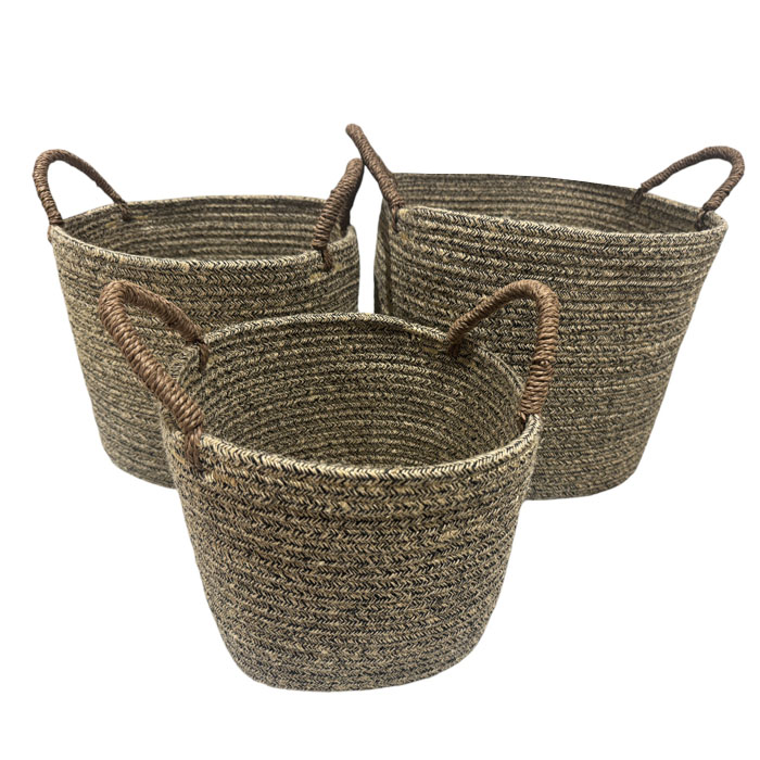 CESTA CANASTO PARA ROPA JUGUETES BRIC - 1