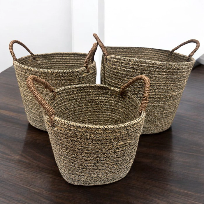 CESTA CANASTO PARA ROPA JUGUETES BRIC - 2