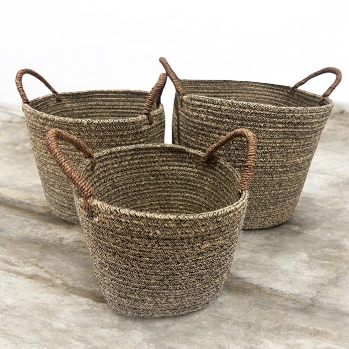 CESTA CANASTO PARA ROPA JUGUETES BRIC - 3