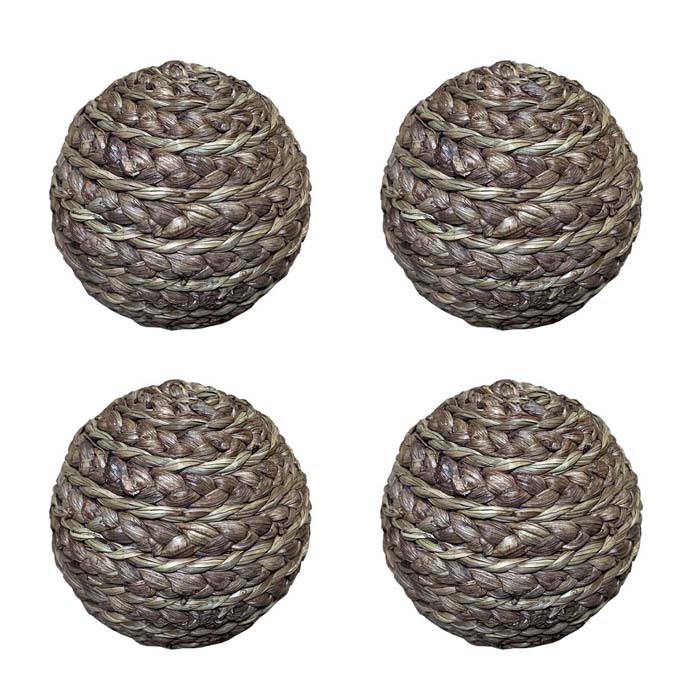 ESFERAS DECORATIVAS SET DE 4 BRIC - 2
