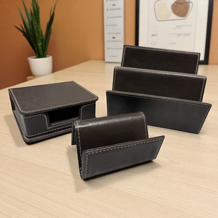 SET DE 3 PIEZAS ORGANIZADORAS DE ESCRITORIO BRIC - 2