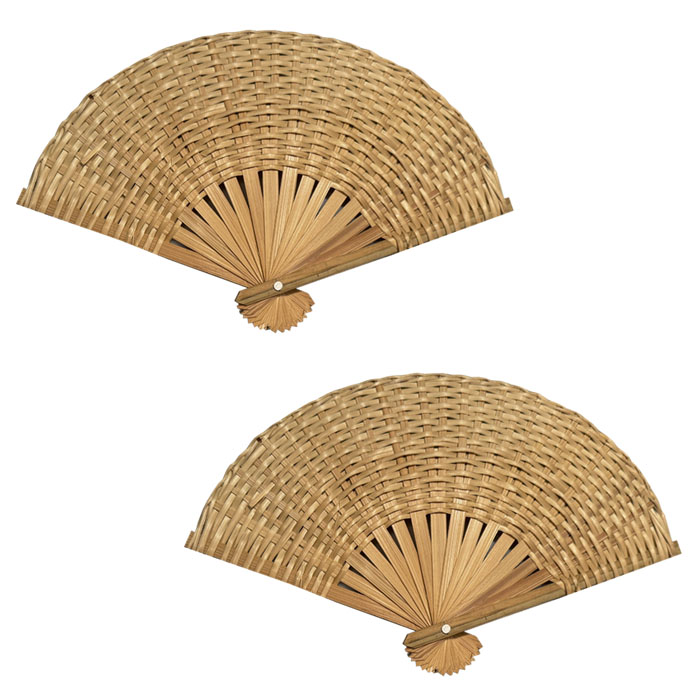 ABANICOS DECORATIVOS SET DE 2 BRIC - 1