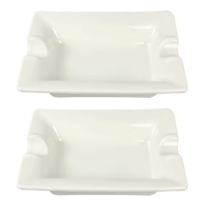 PACK DE 2 CENICEROS DE PORCELANA BRIC - 1