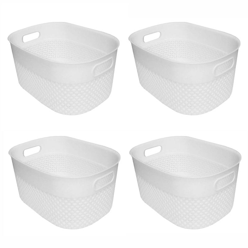 SET DE 4 CANASTOS ORGANIZADORES DE ROPA BRIC - 1