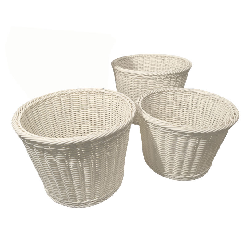 SET DE 3 CANASTOS O PORTA MACETAS BRIC - 1