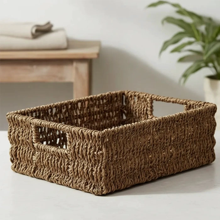 CANASTO ORGANIZADOR 25X20X10 CM BRIC - 3