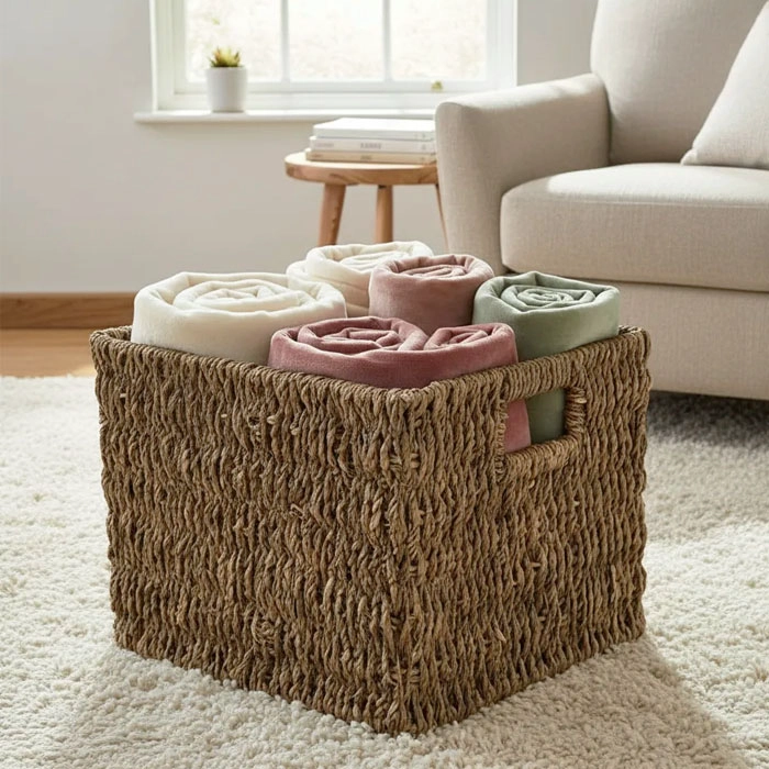 CANASTO ORGANIZADOR 30X25X23 CM BRIC - 3