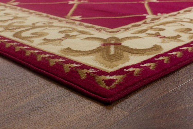 ALFOMBRA MODALFO KASHAN KING CONTEMPORÁNEA MODERNA 503 ROJA 200 X 290 CM - 2