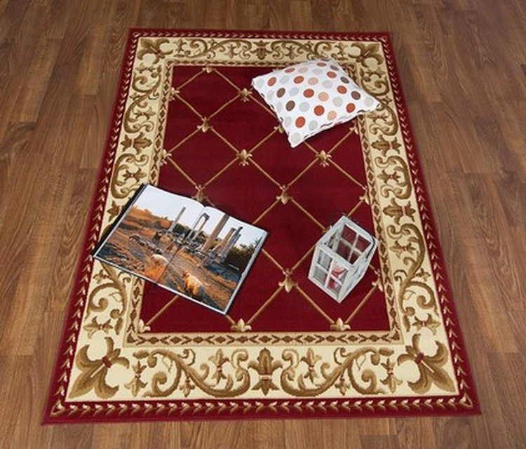 ALFOMBRA MODALFO KASHAN KING CONTEMPORÁNEA MODERNA 503 ROJA 200 X 290 CM - 4