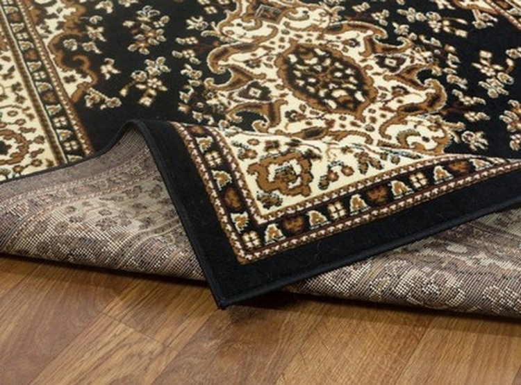 ALFOMBRA MODALFO KASHAN KING CONTEMPORÁNEA MODERNA 504 NEGRA 245 X 305 CM - 2