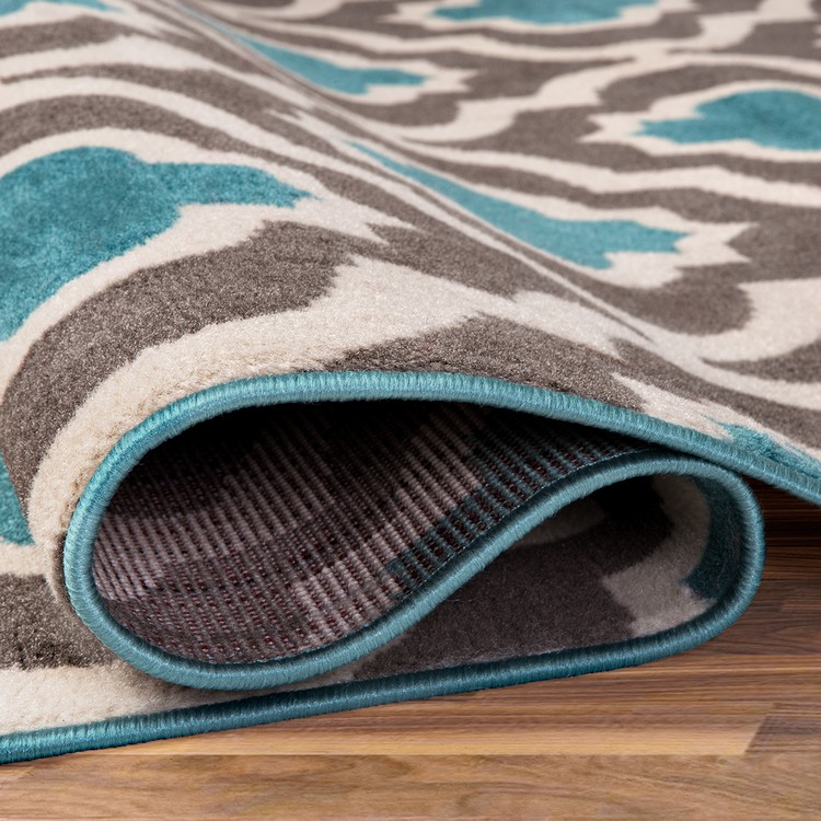 ALFOMBRA KASHAN KING505 PASILLO AZUL 60X213CM - 4