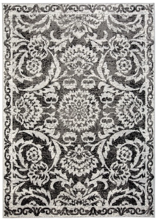 ALFOMBRA MODALFO KASHAN KING CONTEMPORÁNEA MODERNA 506 GRIS 200 X 290 CM - 1