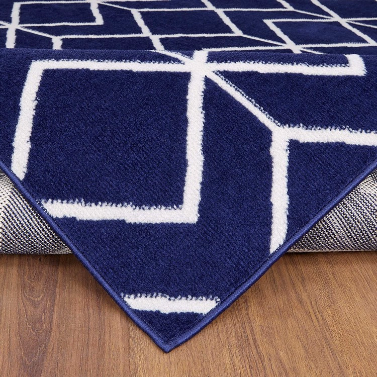 ALFOMBRA MODALFO KASHAN KING CONTEMPORÁNEA MODERNA 507 AZUL MARINA 200 X 290 CM - 2
