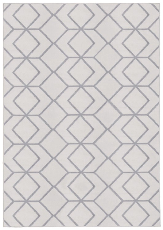 ALFOMBRA MODALFO KASHAN KING CONTEMPORÁNEA MODERNA 507 BLANCA 245 X 305 CM - 1