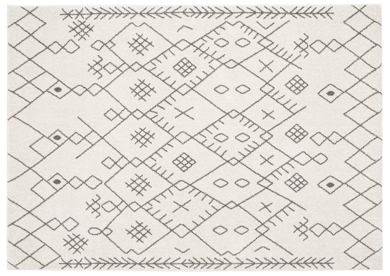 ALFOMBRAS MODALFO FLORIDA CONTEMPORÁNEA MODERNA MODA 2700BLANCO 200 X 290 CM - 1