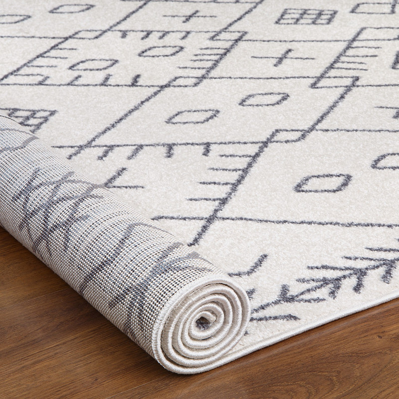ALFOMBRAS MODALFO FLORIDA CONTEMPORÁNEA MODERNA MODA 2700 BLANCO 244 X 305 CM - 3
