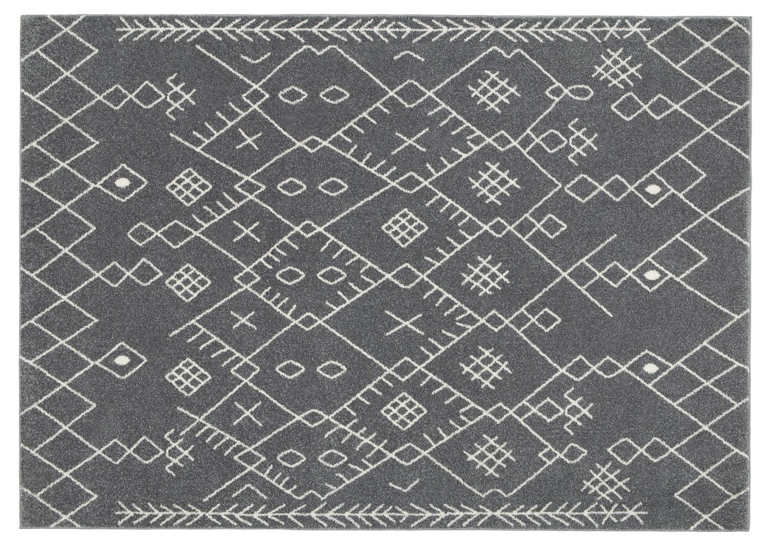 ALFOMBRAS MODALFO FLORIDA CONTEMPORÁNEA MODERNA MODA 2700 GRIS 200 X 290 CM - 1
