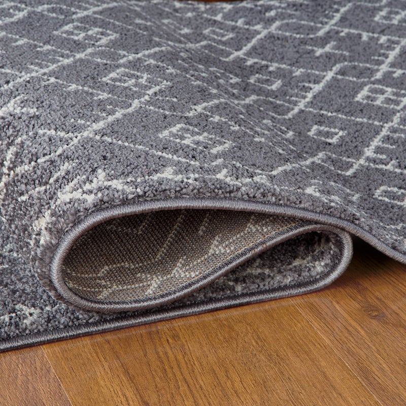 ALFOMBRAS MODALFO FLORIDA CONTEMPORÁNEA MODERNA MODA 2700 GRIS 200 X 290 CM - 4