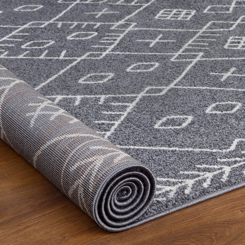 ALFOMBRAS MODALFO FLORIDA CONTEMPORÁNEA MODERNA MODA 2700 GRIS 244 X 305 CM - 3