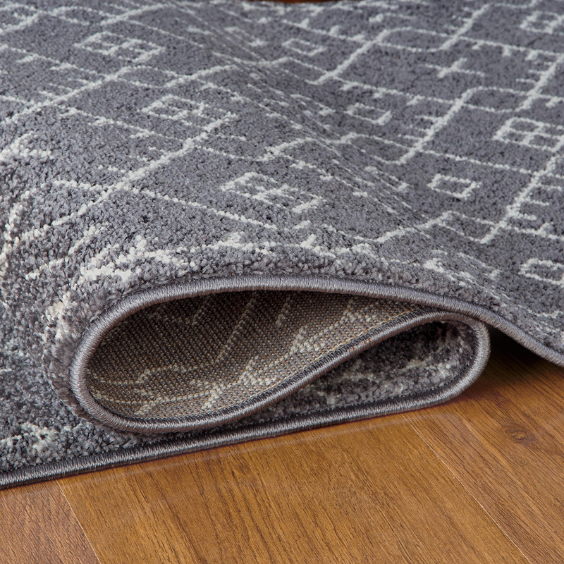 ALFOMBRAS MODALFO FLORIDA CONTEMPORÁNEA MODERNA MODA 2700 GRIS 244 X 305 CM - 4