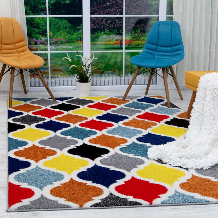 ALFOMBRA MODALFO FLORIDA CONTEMPORÁNEA MODERNA 79 MIX 150 X 200 CM - 4
