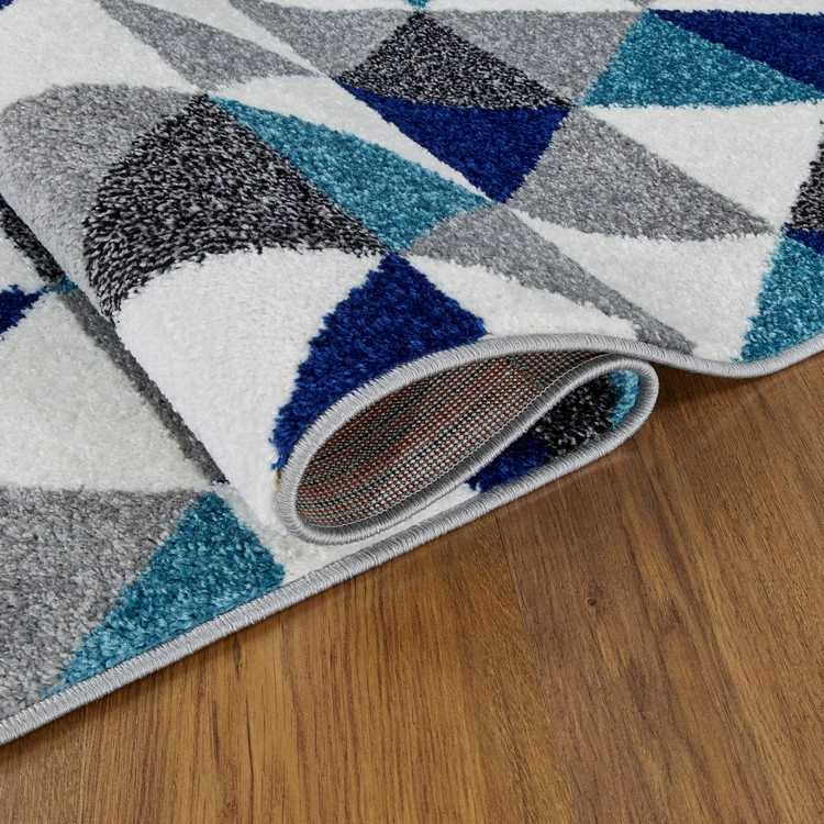 ALFOMBRA MODALFO FLORIDA CONTEMPORÁNEA MODERNA 80 TURQUESA 200 X 290 CM - 2