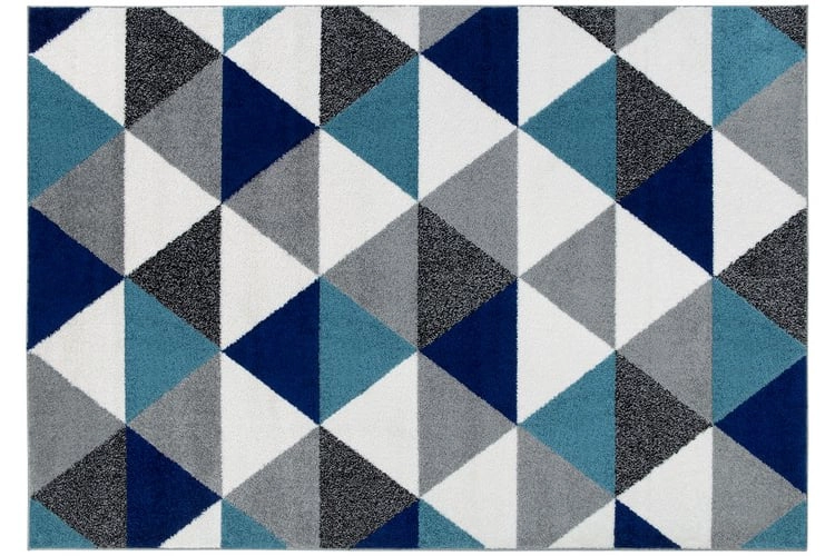 ALFOMBRA MODALFO FLORIDA CONTEMPORÁNEA MODERNA 80 TURQUESA 244 X 305 CM - 1
