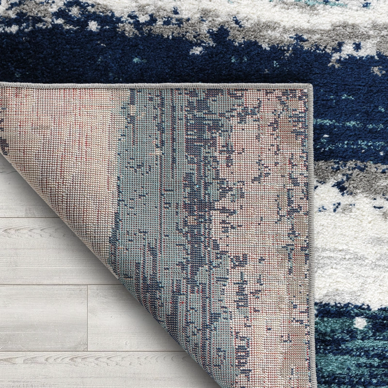 ALFOMBRA MODALFO FLORIDA CONTEMPORÁNEA MODERNA AZUL 200 X 290 CM - 4