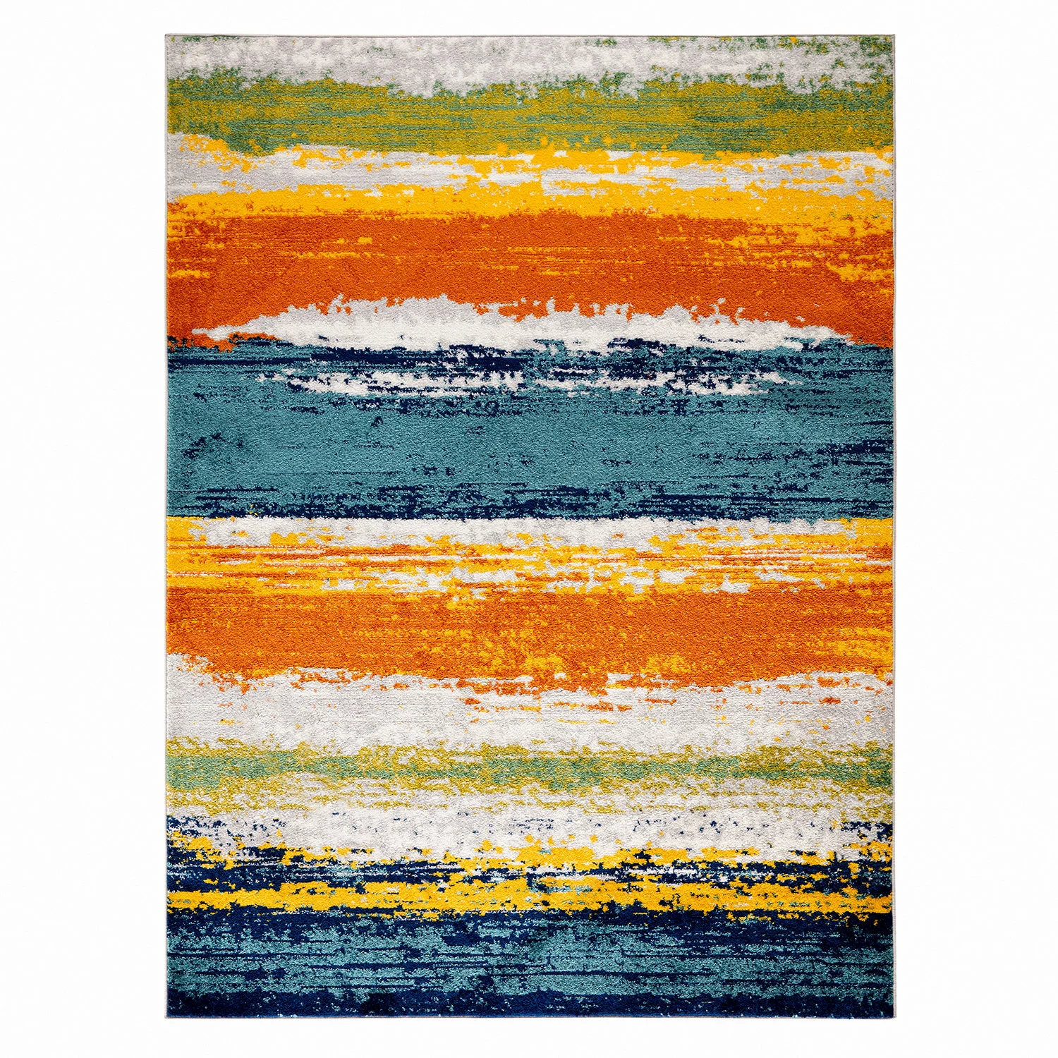 ALFOMBRA MODALFO FLORIDA CONTEMPORÁNEA MODERNA VERDE 120 X 180 CM - 1