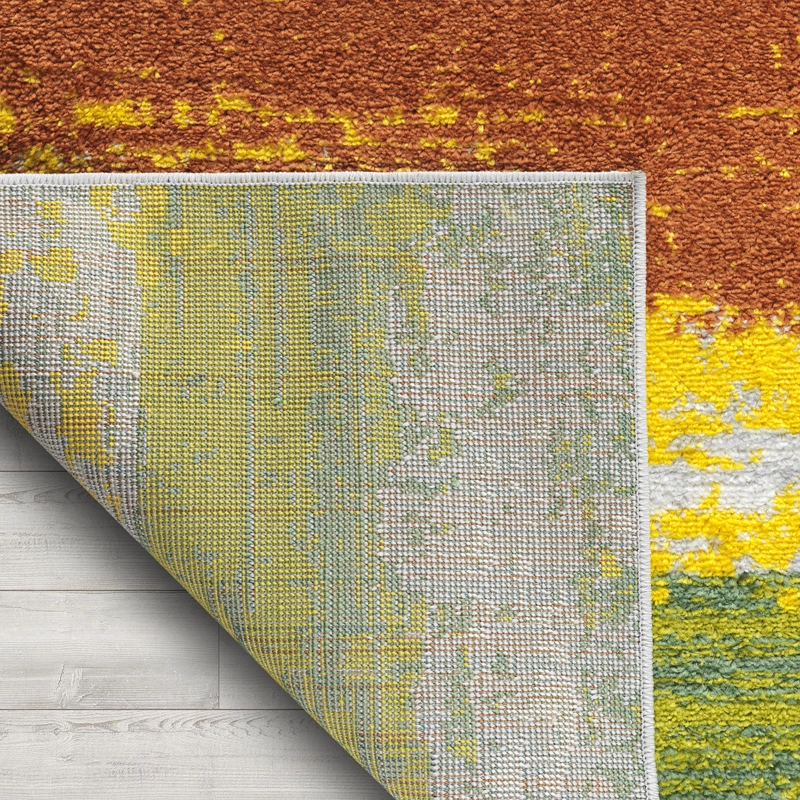 ALFOMBRA MODALFO FLORIDA CONTEMPORÁNEA MODERNA VERDE 120 X 180 CM - 4