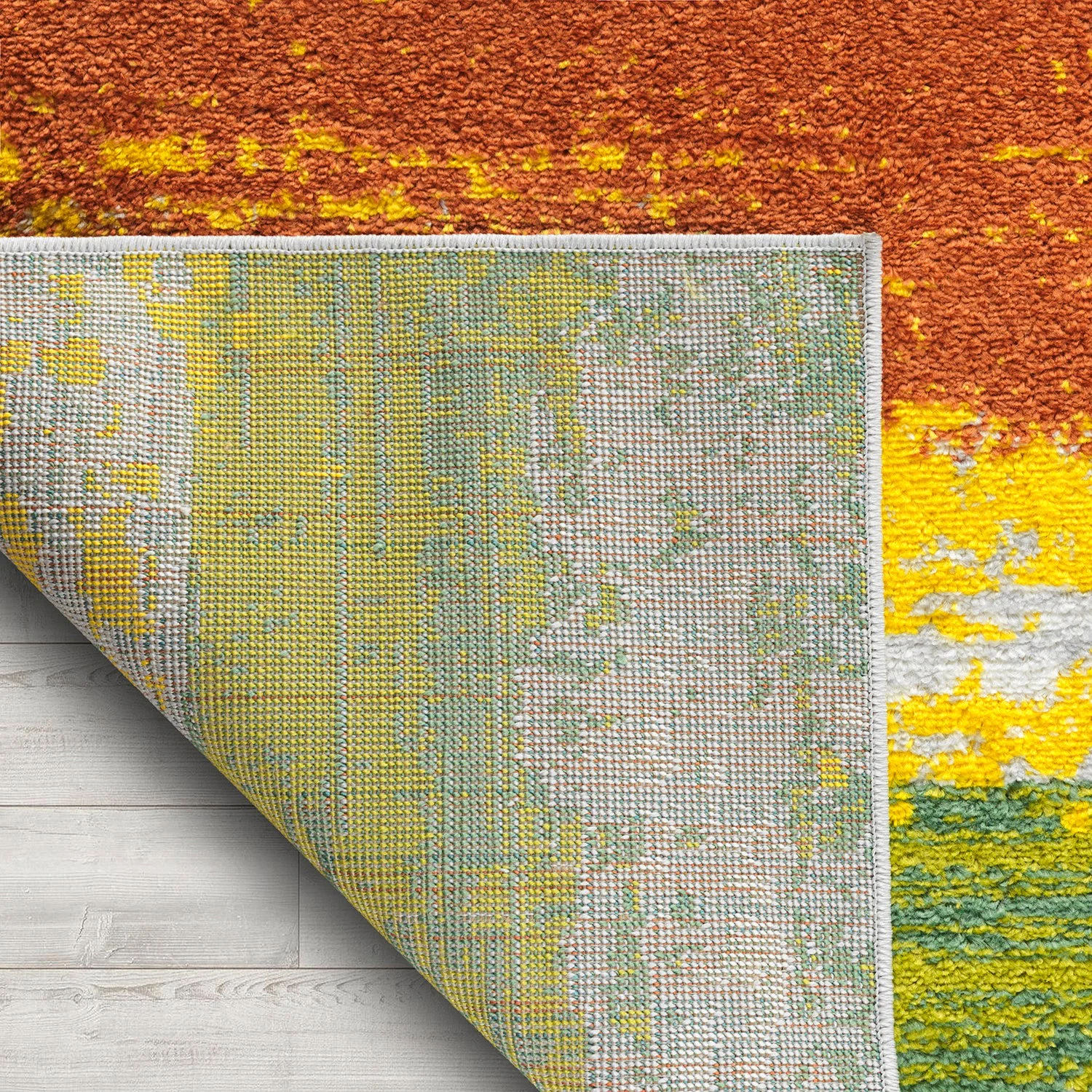 ALFOMBRA MODALFO FLORIDA CONTEMPORÁNEA MODERNA VERDE 200 X 290 CM - 4